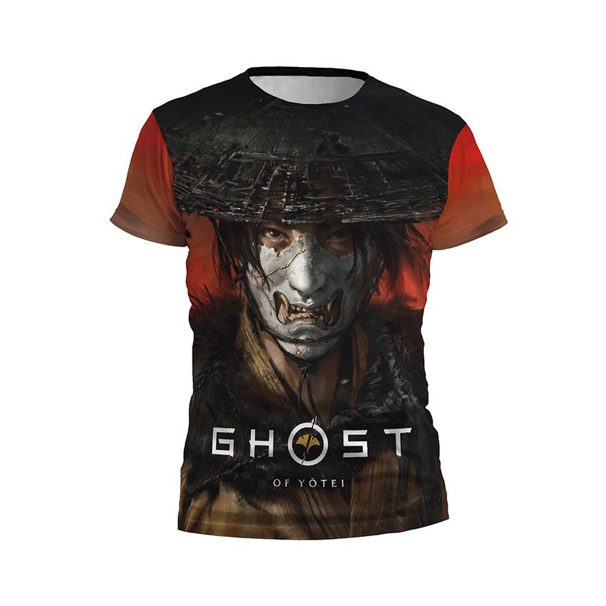 Футболка дитяча спортивна Привид Йотей Дух битви Ghost of Yotei Spirit of Battle