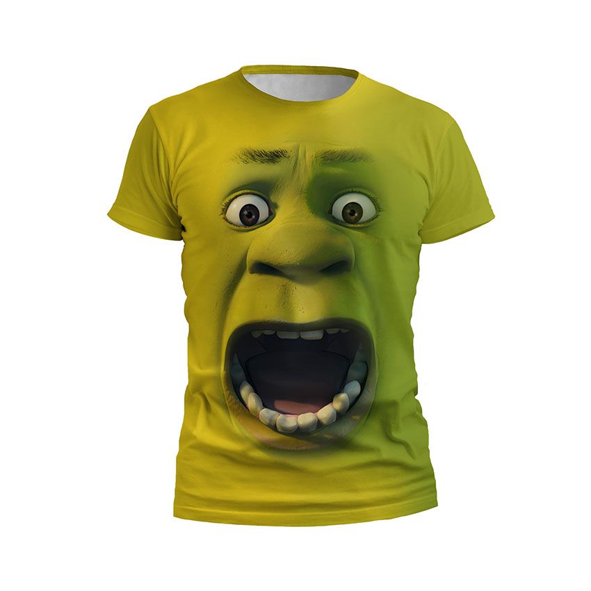 Футболка дитяча спортивна Шрек Крик емоцій Shrek Scream of Emotions