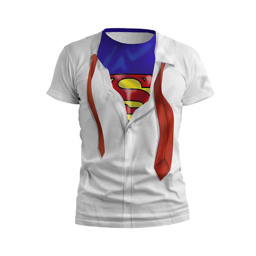 Футболка дитяча спортивна Супермен під сорочкою Superman Under Shirt