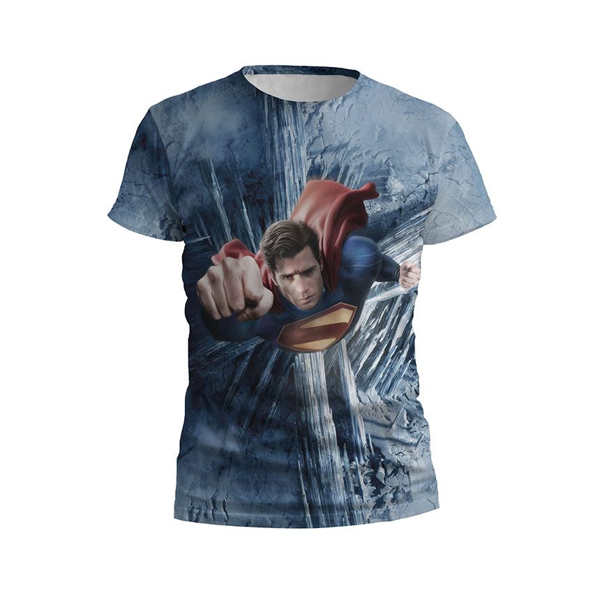 Футболка дитяча спортивна Супермен Крижане небо Superman Frozen Sky