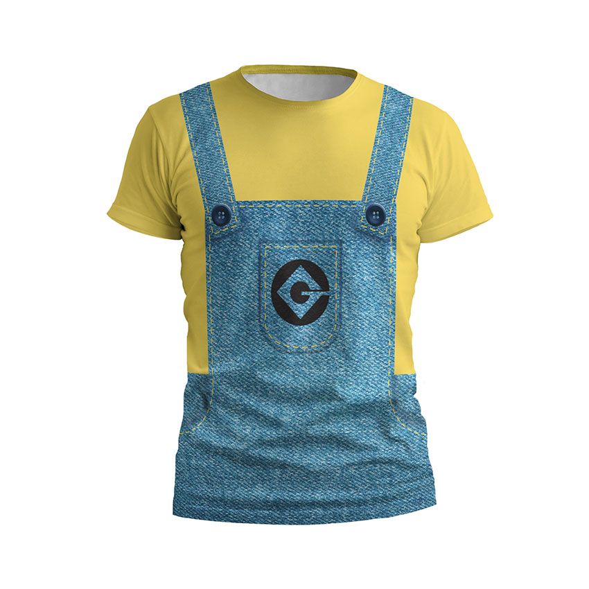 Футболка дитяча спортивна Веселий Комбінезон Посіпаки Happy Overalls Minions