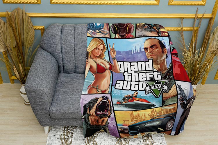 GTA 5 Фотоколаж горізонтальний Horizontal photo collage