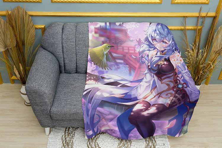 Гань Юй и сакура Геншин Импакт Ganyu and sakura Genshin Impact