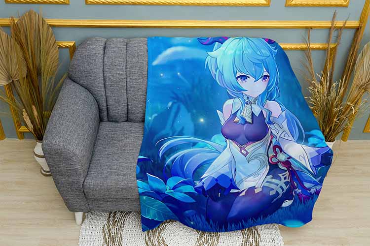 Гань Юй з квітами Геншин Імпакт Ganyu with flowers Genshin Impact