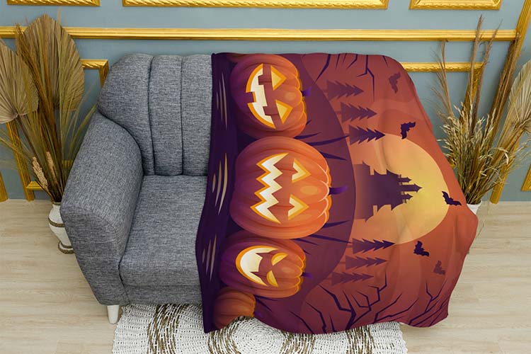 Гарбузи та темна ніч Хелловін Pumpkins and Dark Night Halloween
