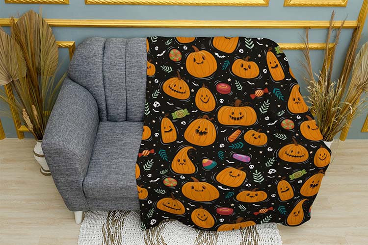 Гарбузи Хелловін Патерн Pumpkins Halloween Pattern