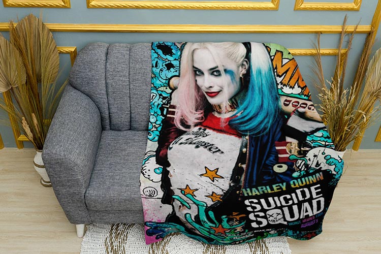Харлі Квін Плед Harley Quinn Plaid