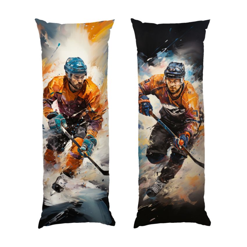 Хокеїст у фарбах Colours sketch Hockey player