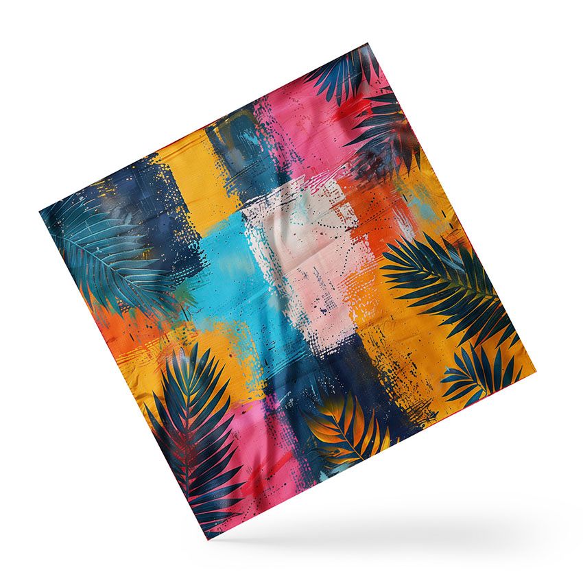 Хустка Тропічний краєвид Папороть Tropical landscape Fern