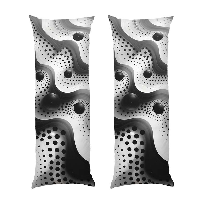 Хвилі чорні з плямами Black waves with spots