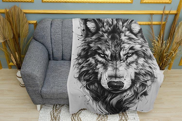 Хижий вовк Малюнок Predatory wolf Picture