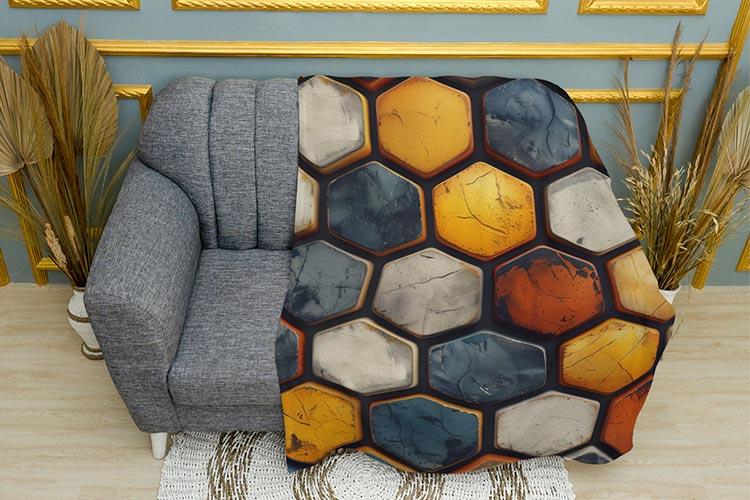 Кам'яні соти Різнокольорові Stone honeycomb Multicolored