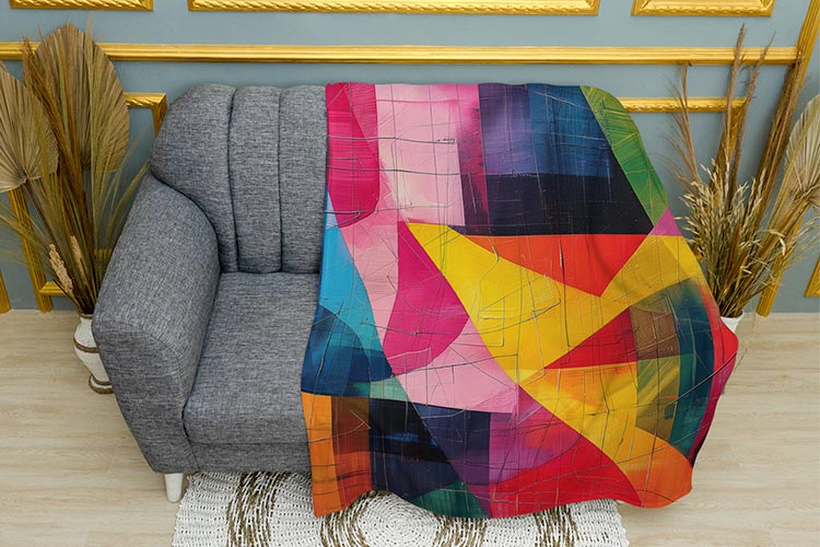 Abstract background Colorful figures Abstract background