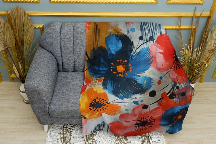 Цветные цветы Краска Colorful flowers Paint