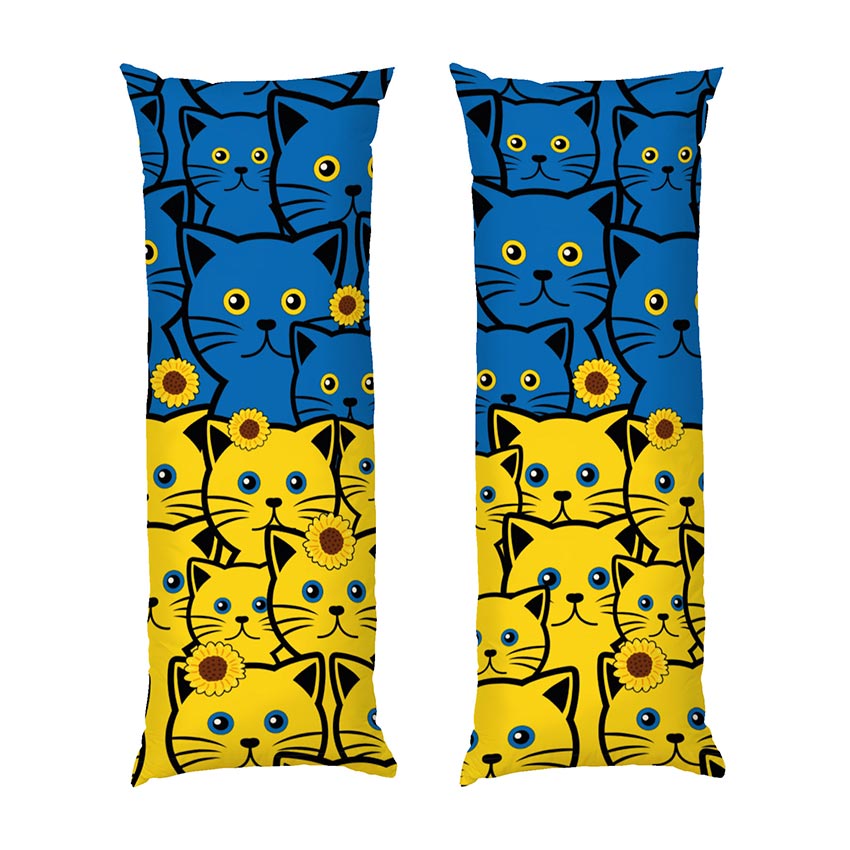 Котики синьо жовті Yellow and blue cats
