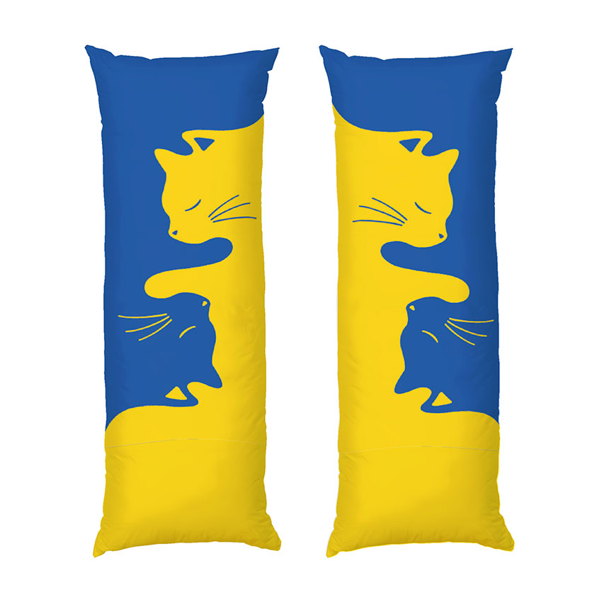 Котики синьо жовті