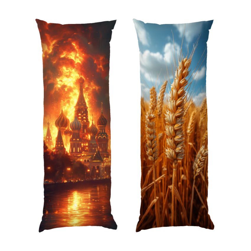 Кремль палає Україна квітне The Kremlin is burning Ukraine is flourishing