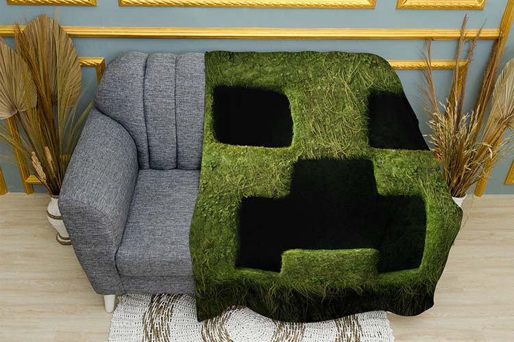 Крипер Квадратний стиль Майнкрафт Сreeper Square Style Minecraft