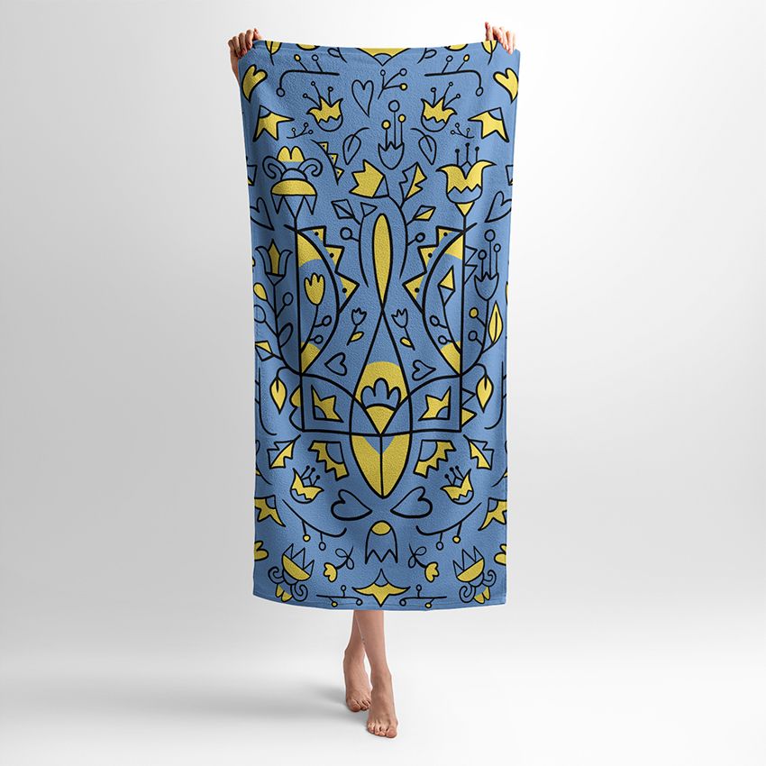 Квітуча Україна Блакитний Blooming Ukraine Blue