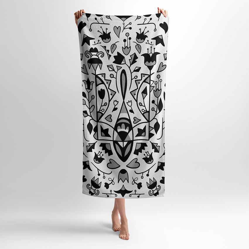 Квітуча Україна Чорний Blooming Ukraine Black