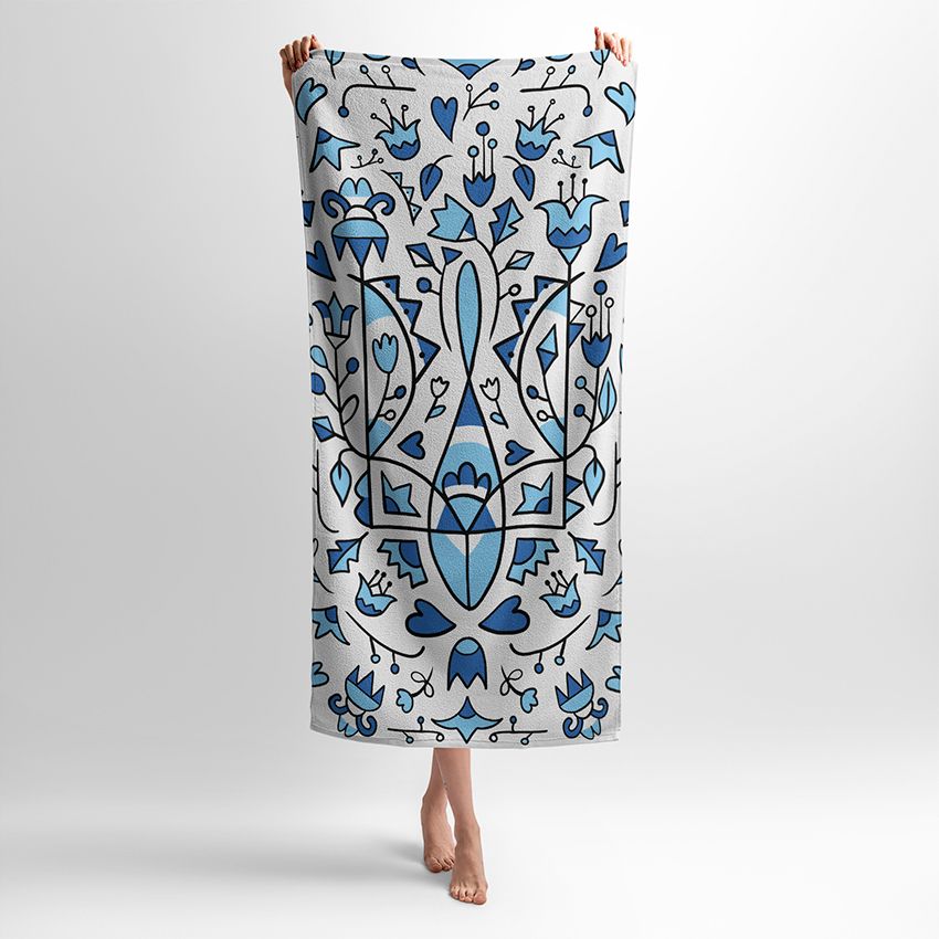 Квітуча Україна Синій Blooming Ukraine Blue