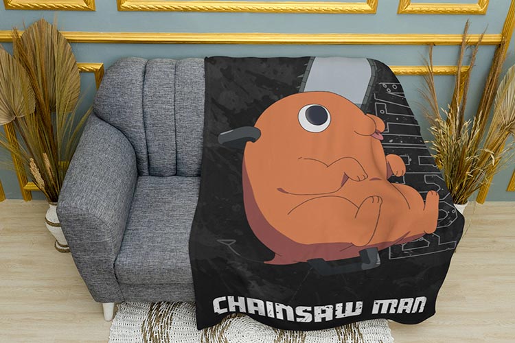 Людина Бензопила Почіто Плед Chainsaw Man Pochito Plaid
