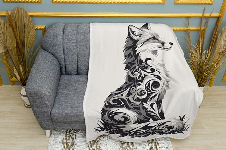 Лисиця з візерунками Fox with patterns
