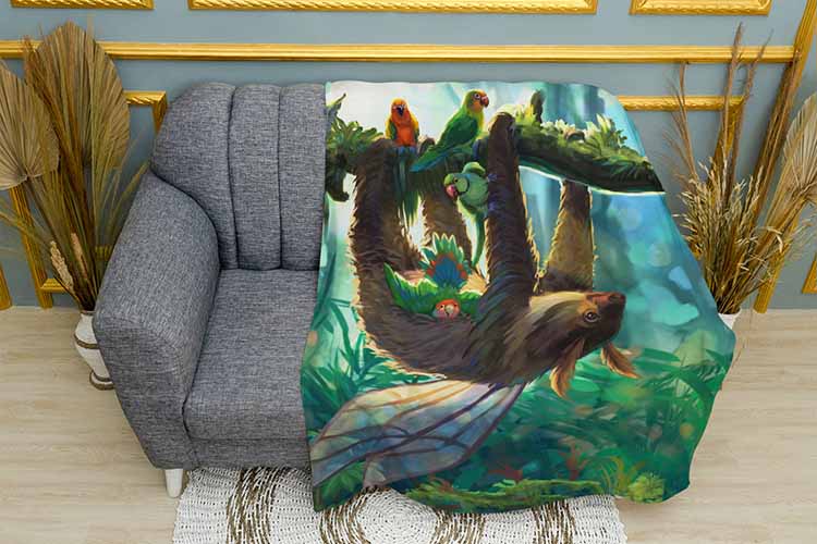 Магічна коала з папугами Magical koala with parrots