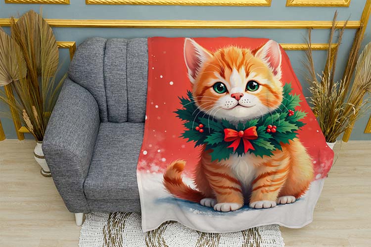 Маленьке кошеня Зимові дива Little kitten Winter Wonders