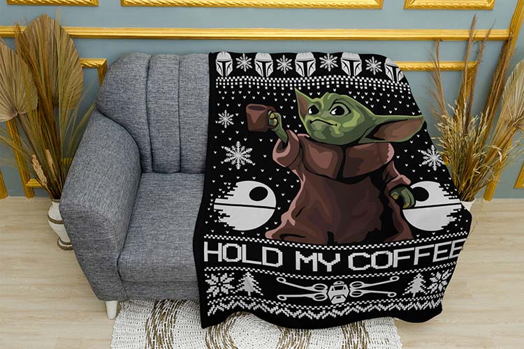 Малюк Йода і кава Різдво Little Yoda Coffee Christmas