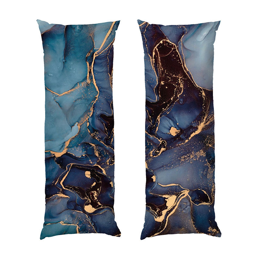 Мармур темно синій з золотом