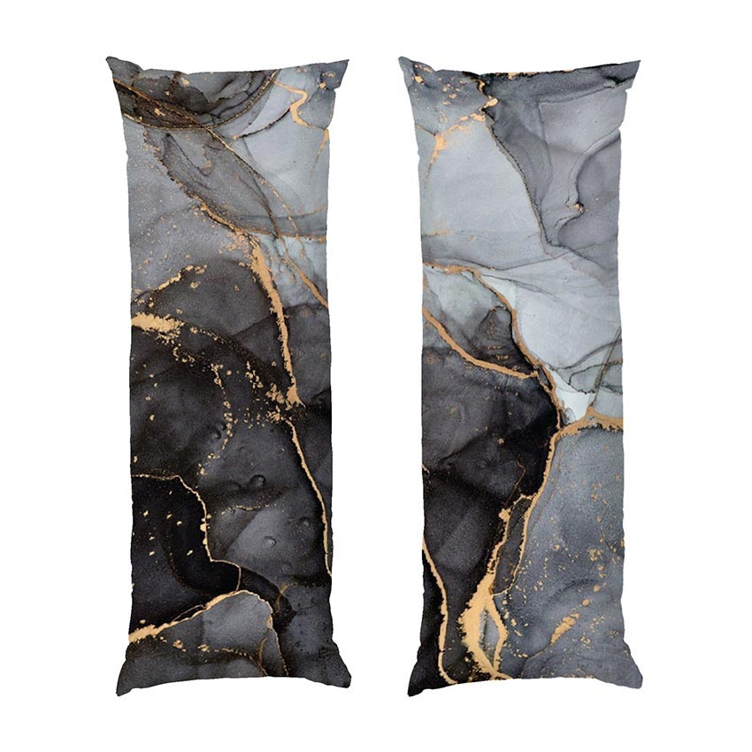 Мармуровий патерн Чорно золотий