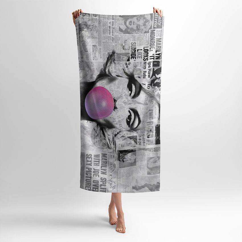 Мерилін Монро з гумкою Marilyn Monroe with a rubber band