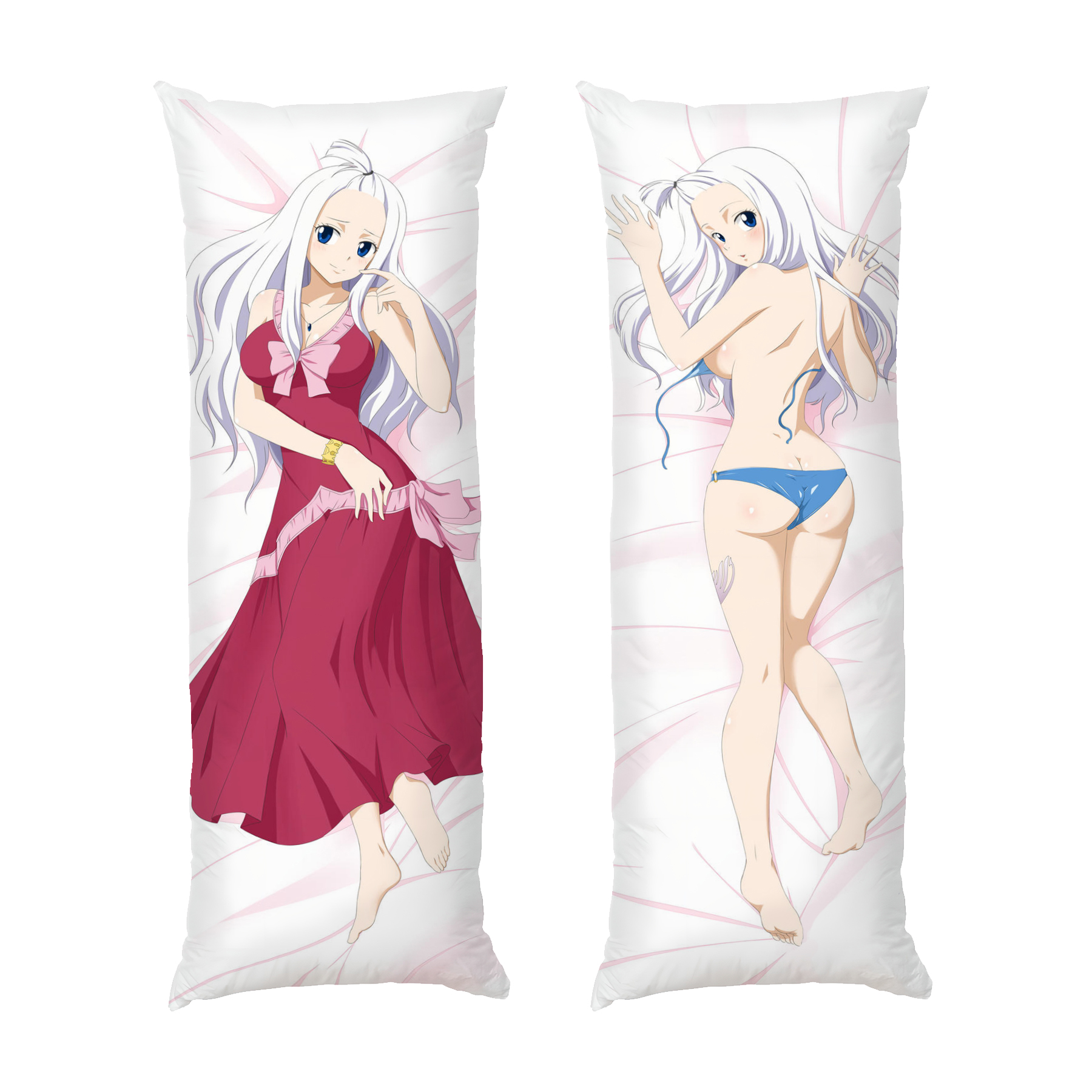 Міраджейн Штраус в червоній сукні Фейрі Тейл Mirajein Shtraus in a red dress Fairy Tail