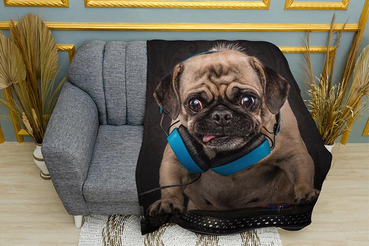 Мопс диджей Pug DJ