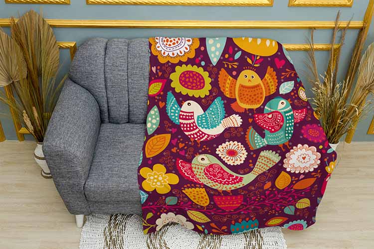 Мультяшний паттерн Пташки Cartoon pattern Birds