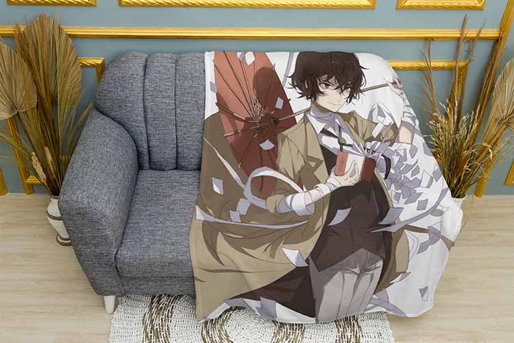 Осаму Дазай із парасолькою Літературні генії Бродячі Пси Osamu Dazai with an umbrella Bungo Stray Dogs