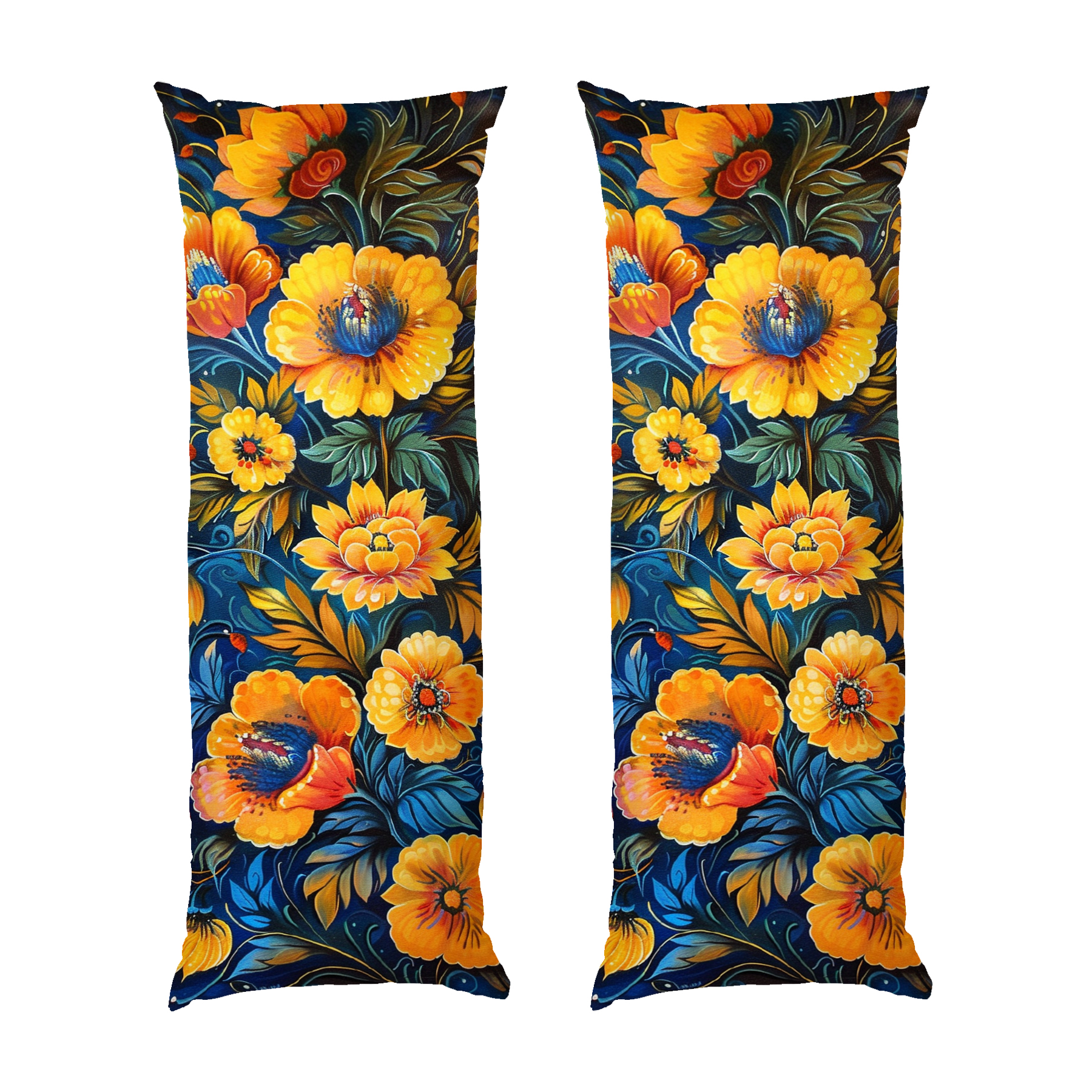 Петриківський розпис Жовті квітки Petrykiv painting Yellow flowers