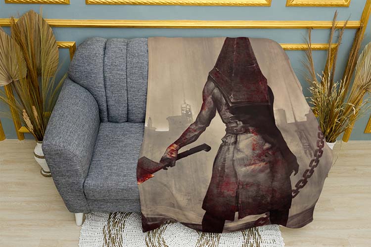 Пірамідоголовий Кривавий Силует Сайлент Хілл Pyramid Head Bloody Silhouette Silent Hill