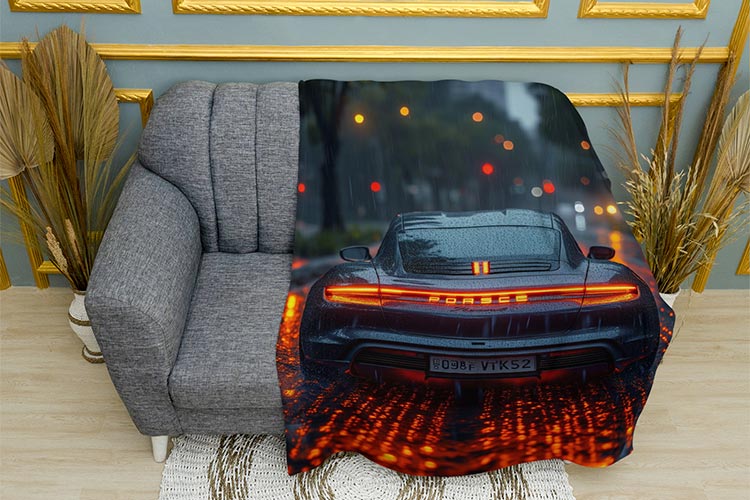 Порше під дощем Porsche in the rain