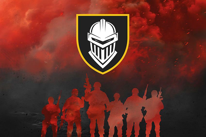 Прапор 3 окремої танкової Залізної бригади (3 ОТБр) СВ ЗСУ Воїни світла червоно чорний