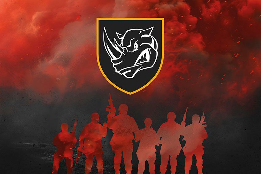 Прапор 4 окремої танкової бригади (4 ОТБр) імені Івана Виговського СВ ЗСУ Воїни світла червоно чорний