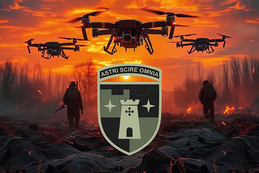 Прапор 411 окремого батальйону ударних БпАК «Яструби» (411 ОБ БпАК) ЗСУ дрони