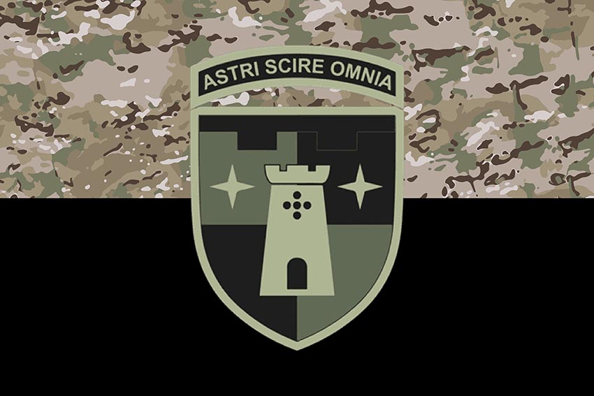 Прапор 411 окремого батальйону ударних БпАК «Яструби» (411 ОБ БпАК) ЗСУ камуфляж чорний