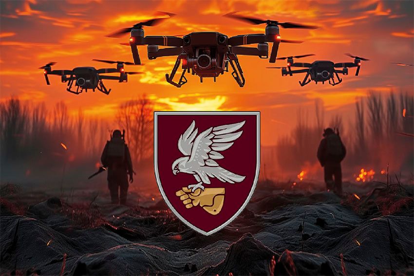 Прапор 421 окремого батальйону безпілотних систем ДШВ ЗСУ дрони