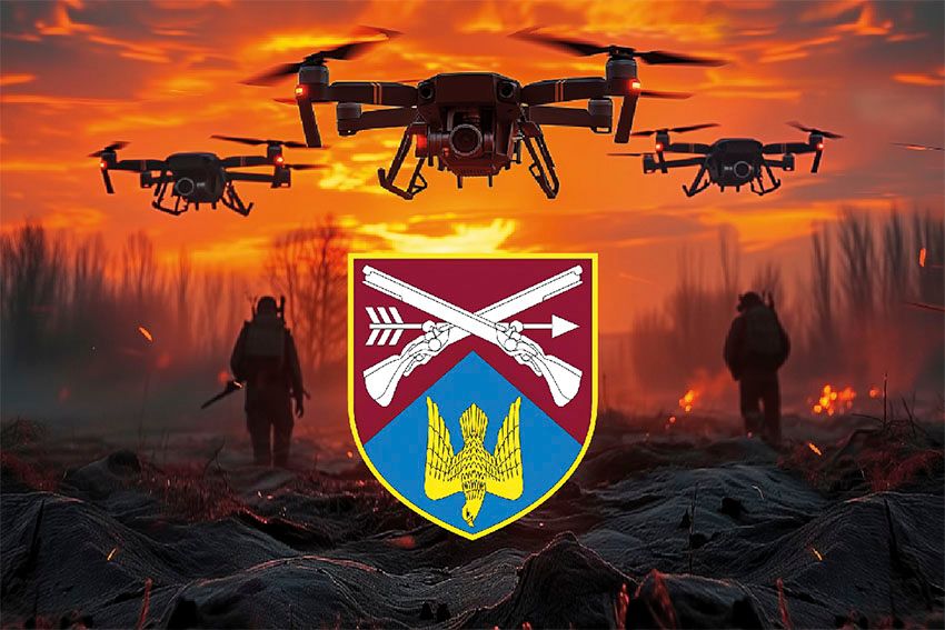 Прапор 421 окремого стрілецького батальйону (421 ОСБ) ЗСУ дрони