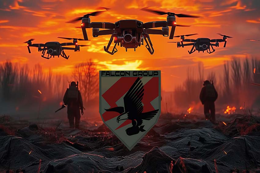 Прапор Батареї управління та артилерійської розвідки (БУАР) 116 ОМБр ЗСУ дрони