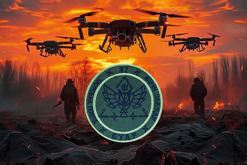 Прапор батареї управління та артилерійської розвідки (БУАР) 37 ОБрМП ЗСУ дрони