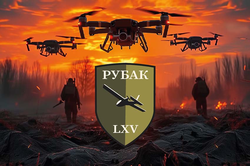Прапор роти ударних БПЛА 65 ОМБр РУБАК ЗСУ дрони