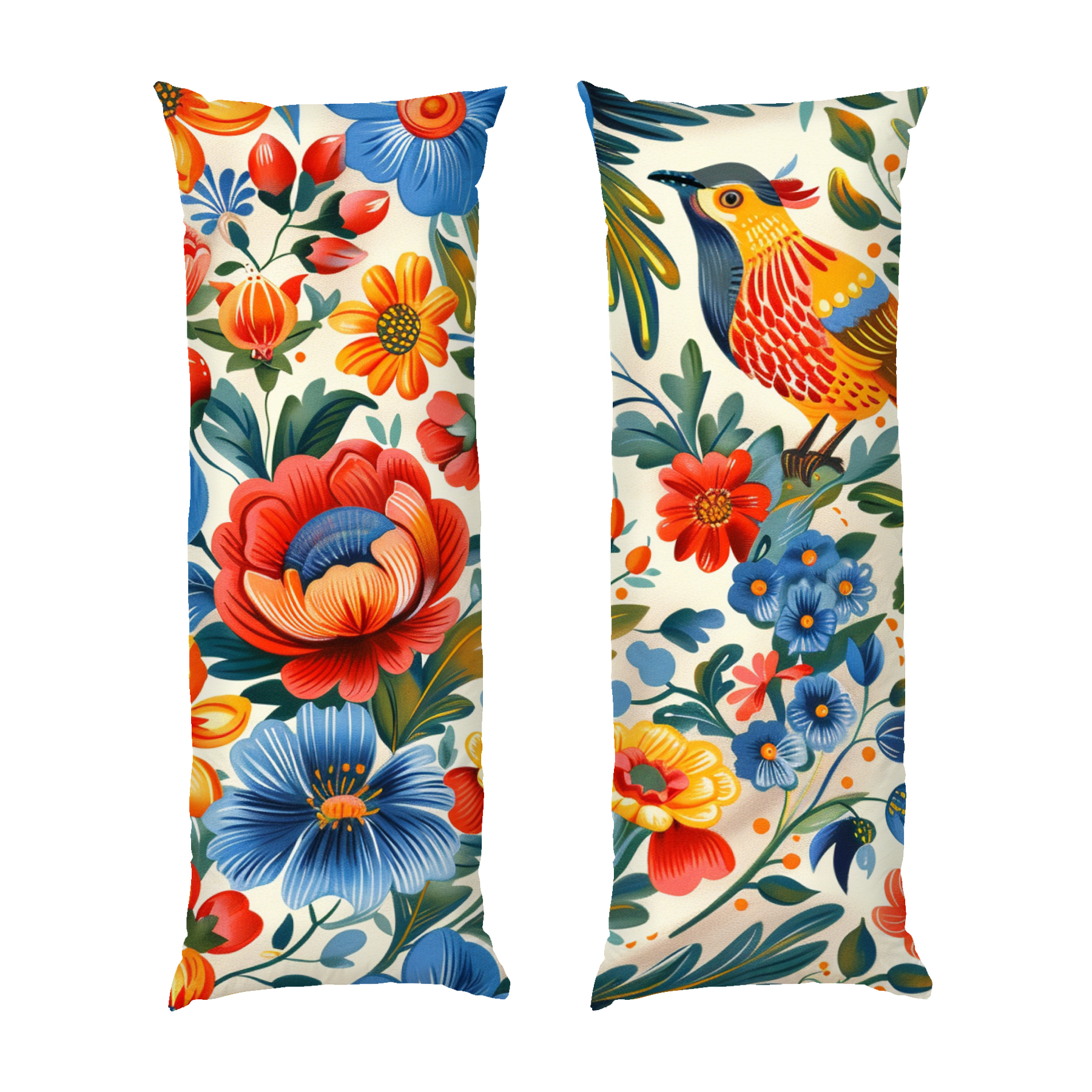 Пташка та квітка Розпис Bird and flower Painting